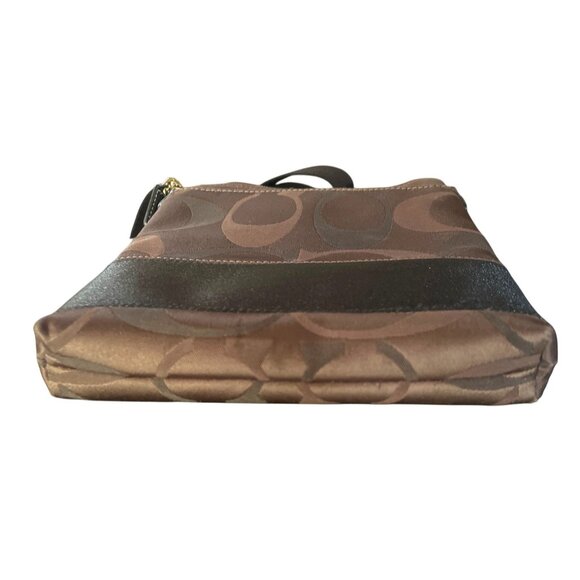 Coach Brown Signature Stripe Swingpack Crossbody Bag 48069 - Picture 5 of 8